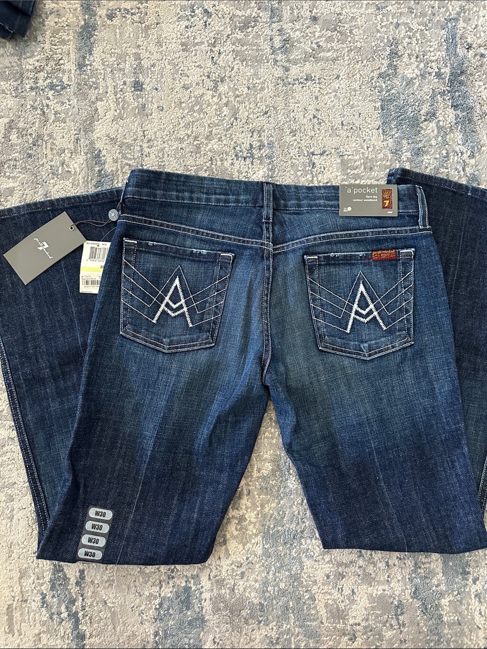 7 For All Mankind A Pocket Jeans - Picture 3 of 5